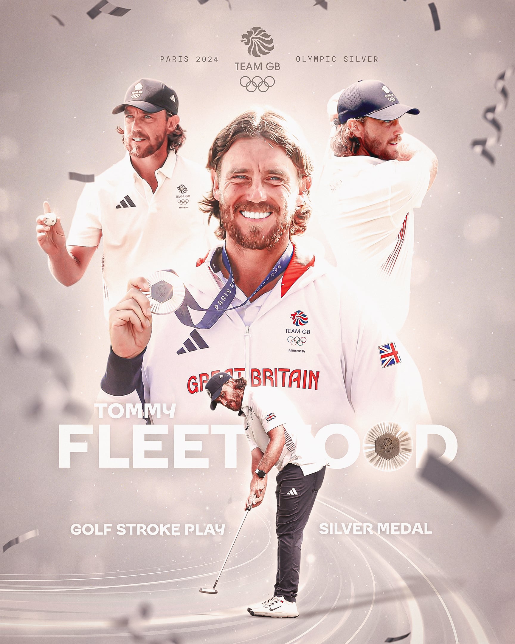 Tommy Fleetwood – Silver Medal (4×5 – EDIT)